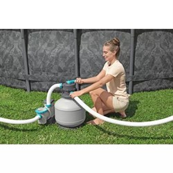 Bestway 561KC / Каркасный бассейн  "APX" 365 / 549х132см /+ песочный фильтр-насос, лестница, тент, полисферы - фото 85408