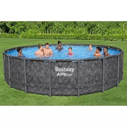 Bestway 561KC / Каркасный бассейн  "APX" 365 / 549х132см /+ песочный фильтр-насос, лестница, тент, полисферы - фото 85412