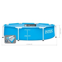 Каркасный бассейн Metal Frame Intex 28205 (244х51см) - фото 85653