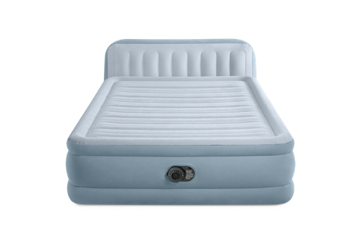 Надувная двуспальная кровать Intex 64450со спинкой, вст. насос 220v (152Х236Х86) - фото 85927