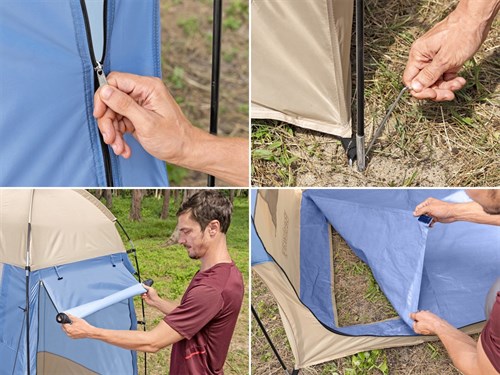 Палатка-кабинка Station Port Bestway 68002 (110х110х190) - фото 85981