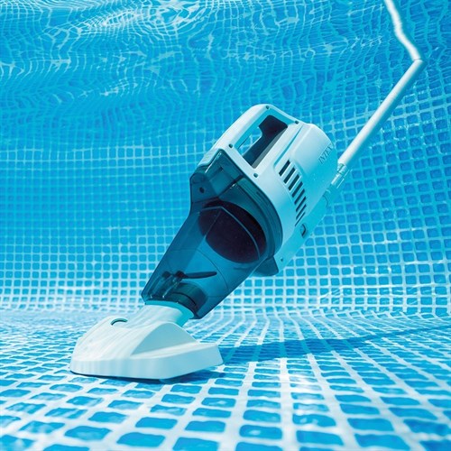 Intex 28628 Пылесос аккумуляторный ручной, для ухода за бассейнном и SPA / 100 минут / 64 л/м - фото 86159