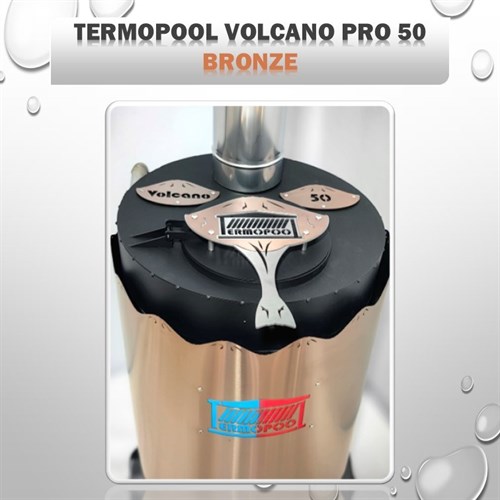Водонагреватель для бассейна Termopool / Термопул Volcano Pro 30 Bronze (мощность 35 кВт., спираль 25 метров, 16 витков, 88кг) - фото 86267