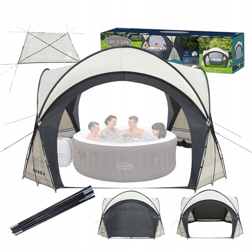 Купольный шатер для бассейнов Bestway 60305 (390х390х255см) - фото 86325