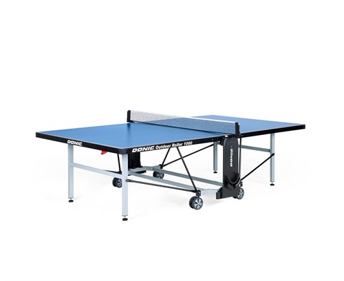 Всепогодный теннисный стол Donic Outdoor Roller 1000 синий 230291-B - фото 86327
