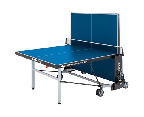 Всепогодный теннисный стол Donic Outdoor Roller 1000 синий 230291-B - фото 86333