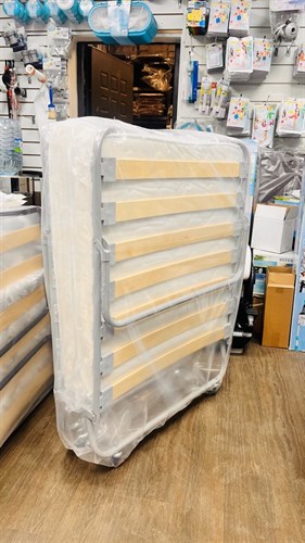 Раскладушка премиум класса Барвиха ЛЮКС с матрасом (205x90x40) - фото 87321