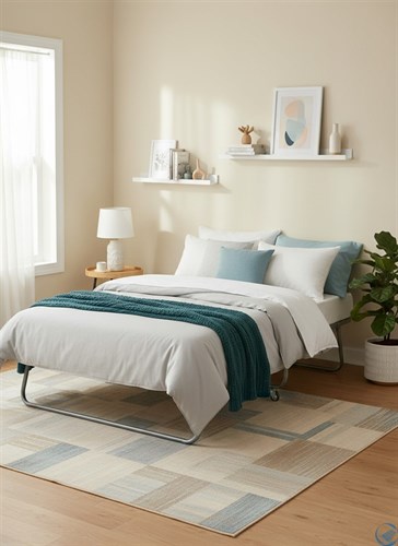 Раскладушка премиум класса Бенилюкс двуспальная с матрасом (200х130х40см) - фото 87728