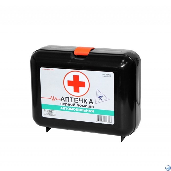 Аптечка автомобильная первой помощи VTL01 в футляре 55477