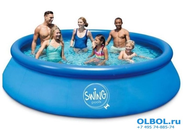 Бассейн с надувным верхним кольцом Laguna Vista P10-0830 (244х76см) P10-0830