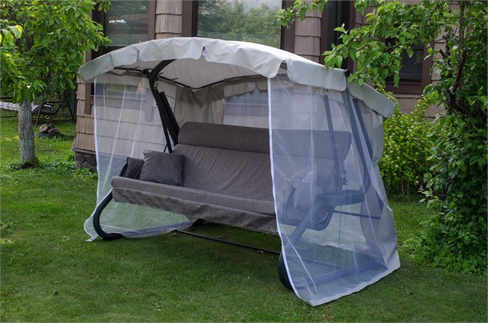 Качели садовые Империя антрацид-антрацид (труба 63,5мм) (257х145х185) / Цвет 626 24869