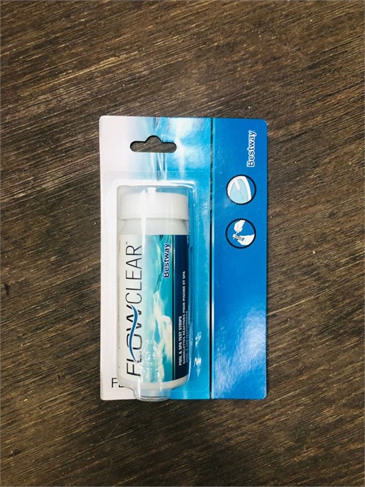 Тест-полоски 50 шт Bestway 58142 (Для проверки воды бассейна содержание хлора, щелочность, уровень pH) 58142