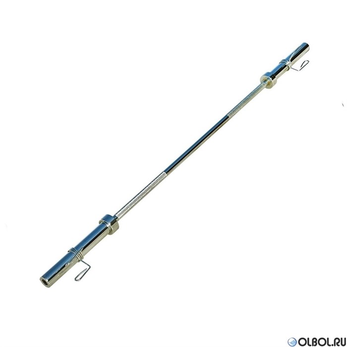 Гриф прямой 86"/2200см д50, замок-пружина, нагрузка 250кг, диам.стержня 29мм OB86-50/29 19212