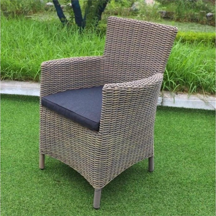 Плетеное кресло AM-395C Grey 25953