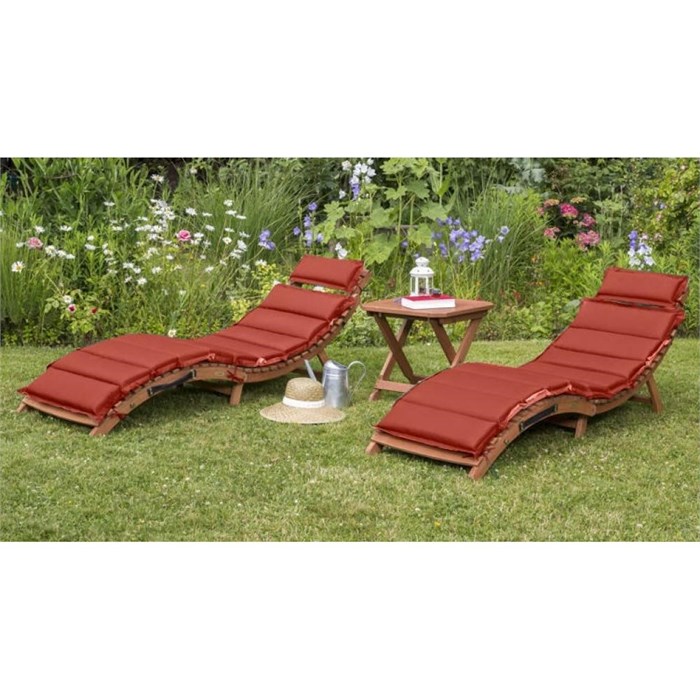 Комплект шезлонги и столик AFM-803A-T133 Beige-Terracotta (2+1) 25924