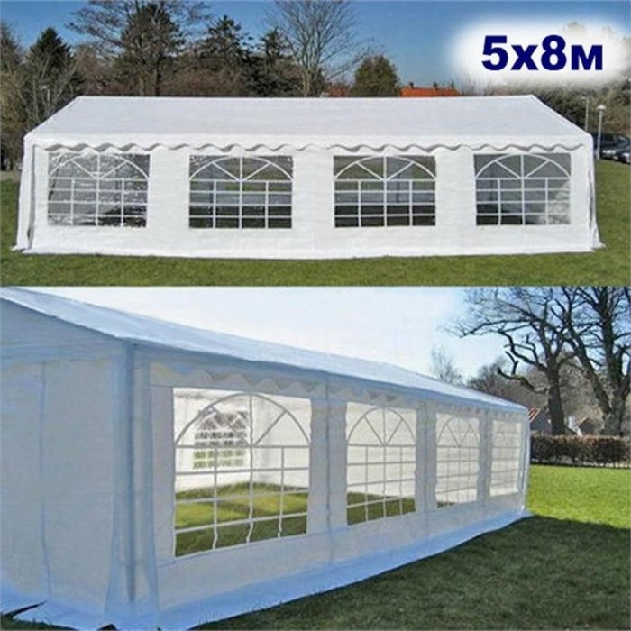 Шатер-павильон AFM-1032W White (5х8) 25893