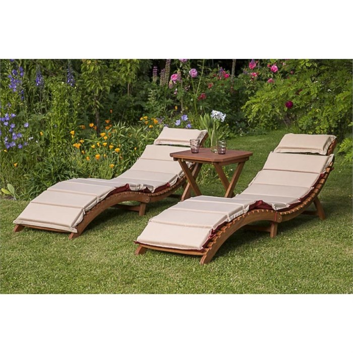 Комплект шезлонги и столик AFM-803A-T133 Beige (2+1) 25922