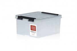Ящик пластиковый с крышкой "RoxBox" 2,5 л, прозрачный 210х170х105мм