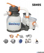 Песочный фильтр насос для бассейна (3785 л/ч) Bestway 58495