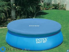 Тент для бассейна с верхним надувным кольцом 396 см Intex 28026