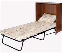 Раскладушка кровать-тумба Карина (190x80x35) орех