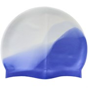 Шапочка для плавания силиконовая (бело/васильковый) B31518-9