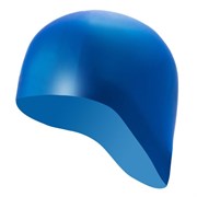 Шапочка для плавания силиконовая одноцветная анатомическая (Синий) B31521-S