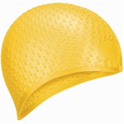 E36877-5 Шапочка для плавания силиконовая Bubble Cap (Желтый)