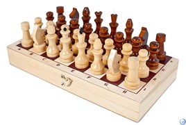 Шахматы лакированные 29*14*3 см (Россия)