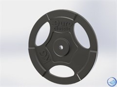 Диск чугунный EURO-CLASSIC окрашенный d-26 15кг Диск чугунный EURO-CLASSIC окрашенный d-26 15кг