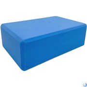 Блок для йоги полумягкий (синий) 223х150х76мм., из вспененного ЭВА (A25568)  BE100-1