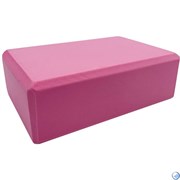 Блок для йоги полумягкий (розовый) 223х150х76мм., из вспененного ЭВА (A25576) BE100-9