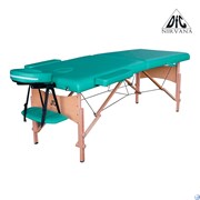 Массажный стол DFC NIRVANA, Relax, дерев. ножки, цвет зеленый (Green), TS20111_Gr