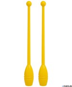 Булавы для художественной гимнастики AC-01, 35 см, желтый
