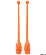 Булавы для художественной гимнастики AC-01, 35 см, оранжевый