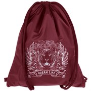 Мешок-рюкзак "Lion" бордо SM-100