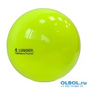 Мяч для художественной гимнастики однотонный, d=19 см (желтый)
