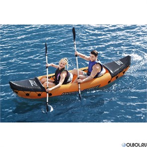 Байдарка 2-х местная с веслами и насосом 321х88см, Bestway 65077 65077