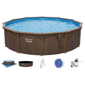 Bestway 561CS Каркасный бассейн Hydrium 549х130 см со стальными стенками 561CS
