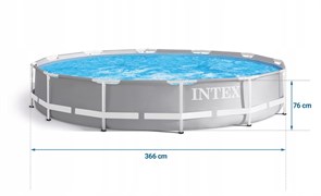 Intex  26710 / Каркасный бассейн Prism Frame / 366х76 см 26710