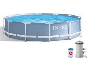 Каркасный бассейн Intex 26712 + фильтр-насос (366х76см) 26712
