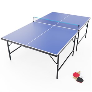 Теннисный стол DFC RQ24002, размер по стандарту ITTF 274 x 152, с сеткой и ракетками 25299