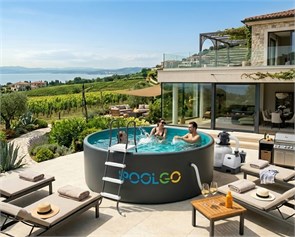 Надувной SUP-бассейн IPOOLGO 300 х 130 см / песочный фильтр, лестница, переходники, песок / 3012PRO 25331