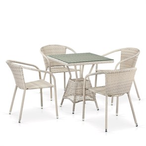 Комплект плетеной мебели T706/Y137C-W85 Latte 4Pcs 25453