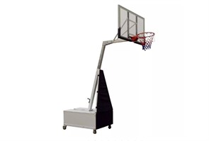 Баскетбольная мобильная стойка DFC STAND56SG 143x80CM поликарбона 21208