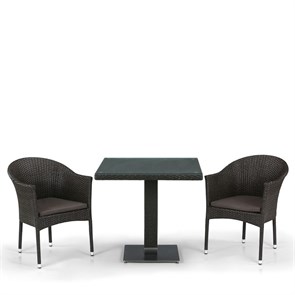 Комплект плетеной мебели T605SWT/Y350B-W53 Brown 25425