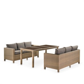 Комплект плетеной мебели T365/S65B-W65 Light Brown 25666