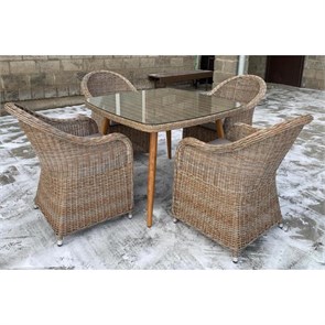 Комплект мебели T368/Y490 Beige (4+1) 25653