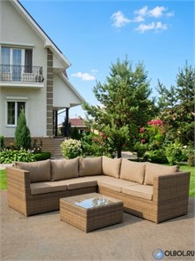 Комплект плетеной мебели AFM-825BL Beige 25740