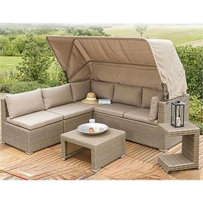 Диван-трансформер из искусственного ротанга AFM-320 Beige 25981